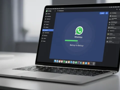 cara cadangkan wa di laptop