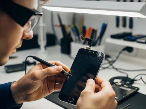 cara memperbaiki layar lcd hp yang hitam