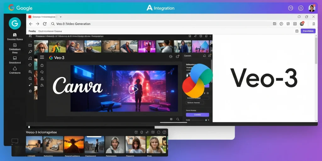 Google Veo‑3 via Canva