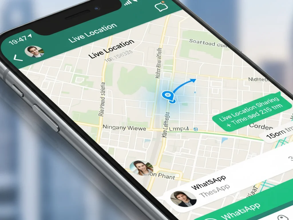 WhatsApp Live Location - cara cek lokasi lewat nomor hp gratis