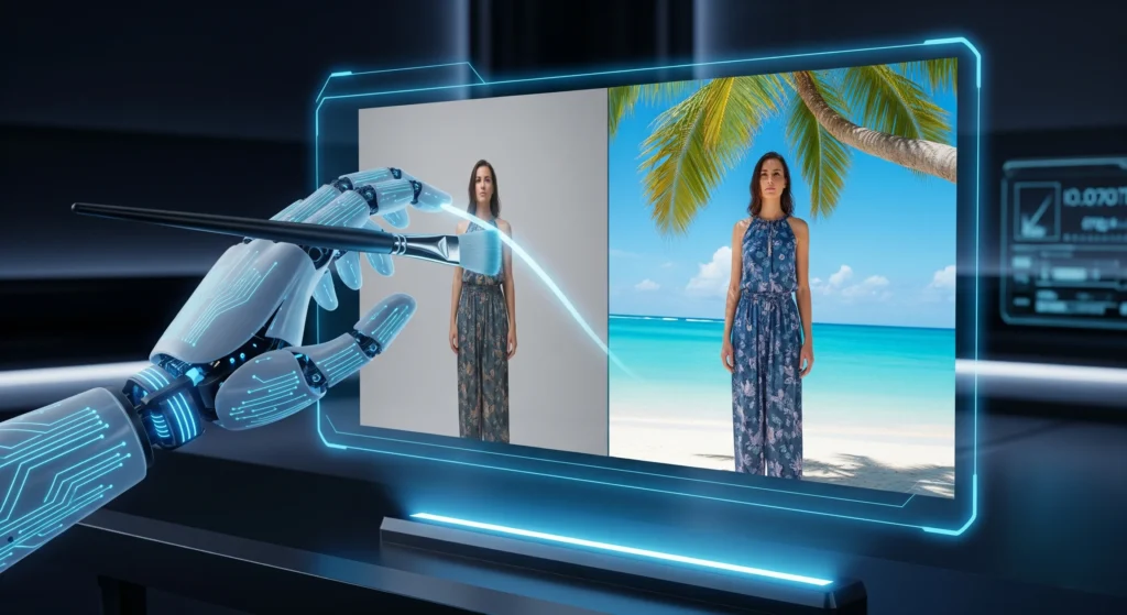 ai edit background foto