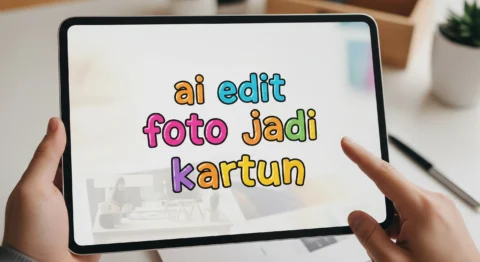 ai edit foto jadi kartun