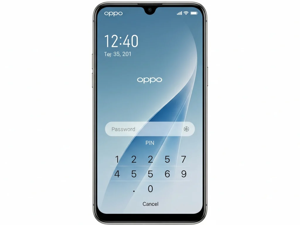 cara menghapus kata sandi kunci layar hp oppo