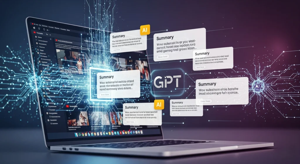 ai untuk merangkum video youtube