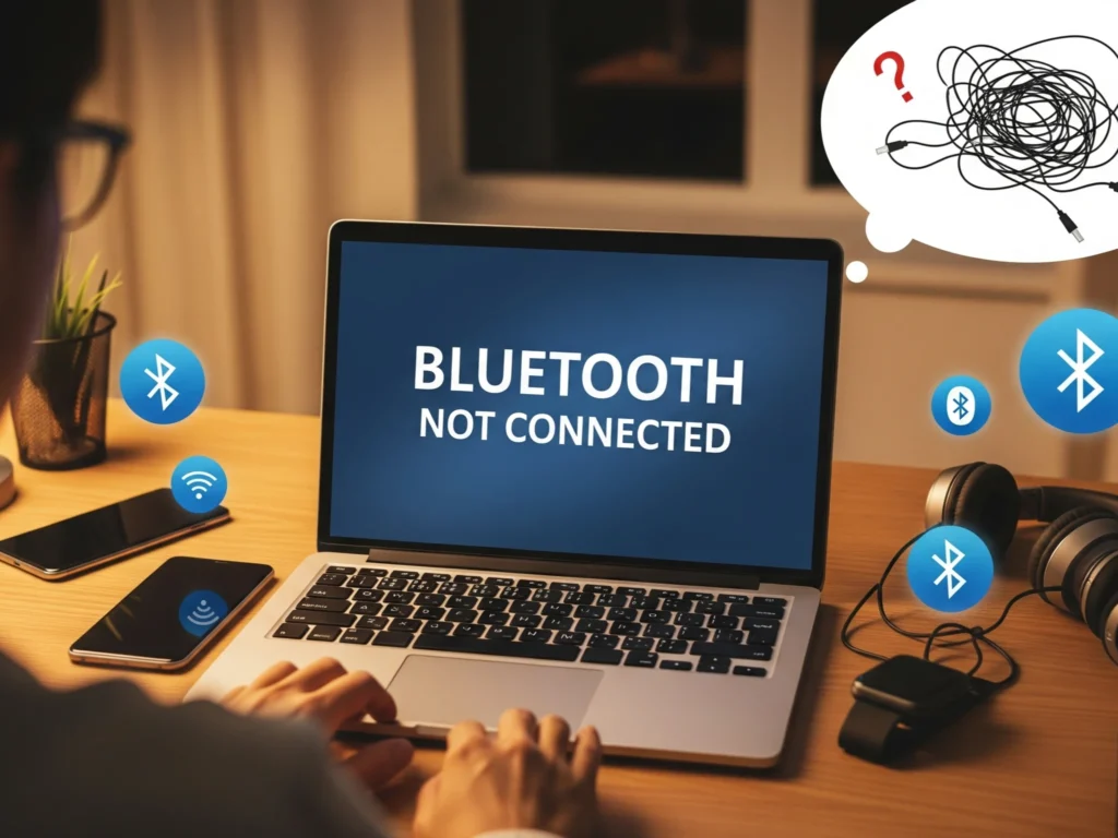 kenapa bluetooth tidak mau tersambung