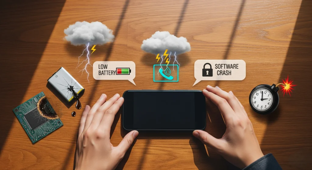 penyebab hp mati sendiri