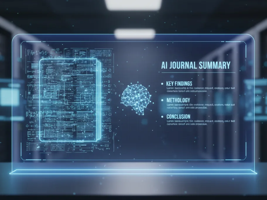 AI ringkasan jurnal