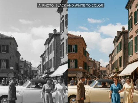 ai foto hitam putih jadi berwarna