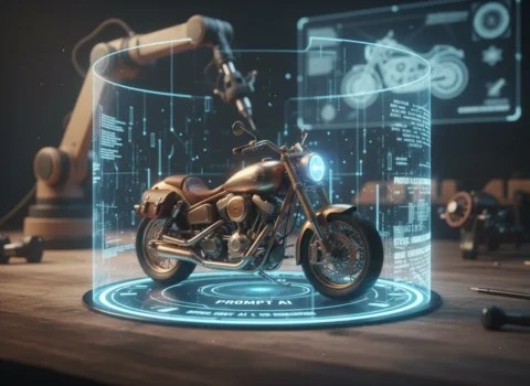 prompt ai miniatur motor